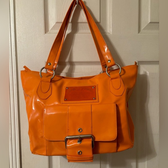 Jaime Ibiza orange shoulder bag. - Picture 5 of 14
